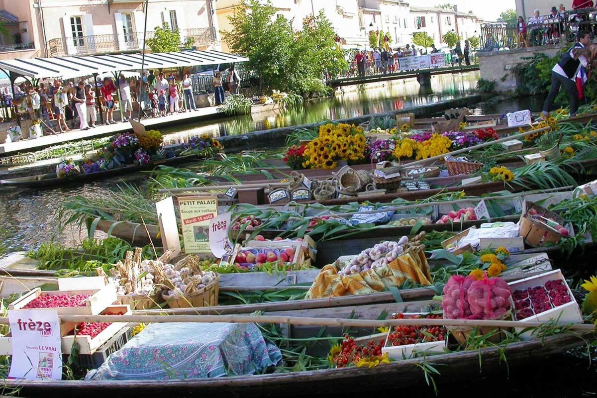 Gite De L'Olivier, Classe, Climatise, Jardin Avec Parking Gratuit Devant Le Logement Et A 5 Minutes Du Centre-Ville A Pied LʼIsle-sur-la-Sorgue Extérieur photo